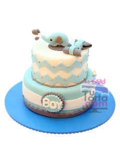 Torta para Baby Shower Elefante
