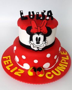 Torta Minnie Vestido Rojo