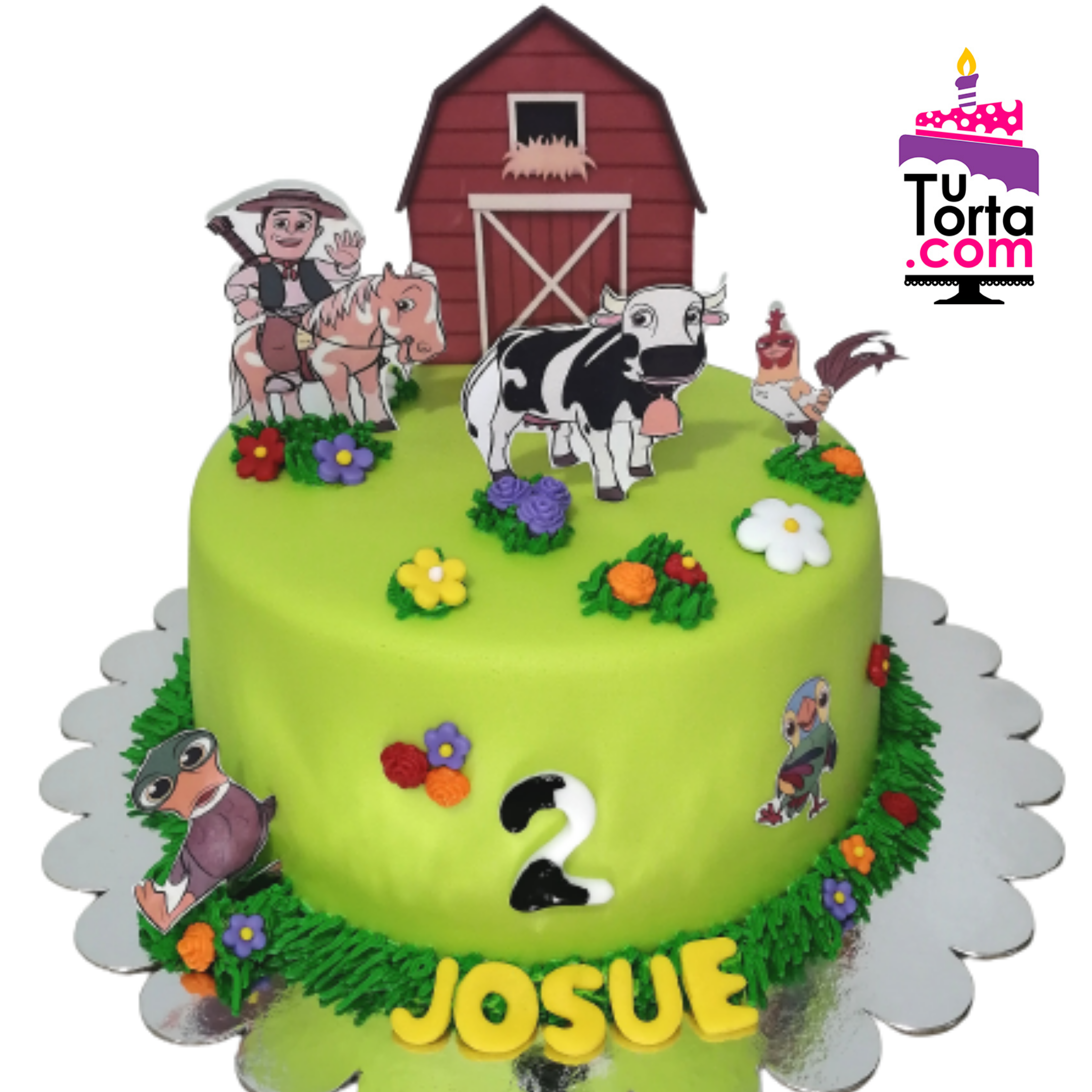 Torta Granja de Zenón –  Bogotá – Tortas temáticas, decoradas  para cumpleaños a domicilio